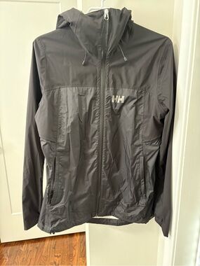 Helly Hansen Women’s Black Hooded Rain Jacket